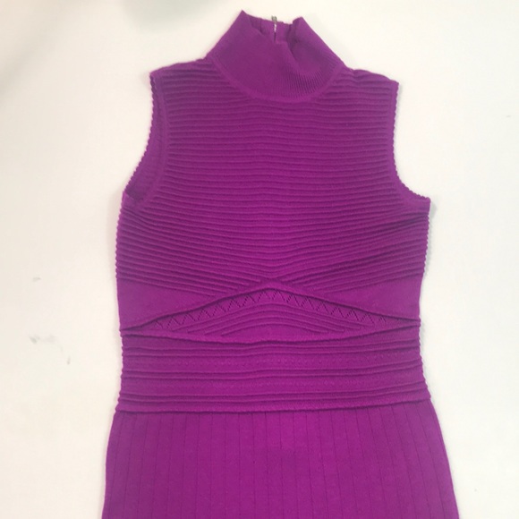 Cynthia Steffe knit turtleneck dress in medium purple, size 2, EUC - Picture 5 of 10